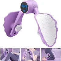 Hip Trainer, Oberschenkeltrainer Beckenbodentrainer Für Frauen, Beintrainer Po Beinpresse Oberschenkel Beckenboden Beckenbodentraining Beine Bein ... - Lila