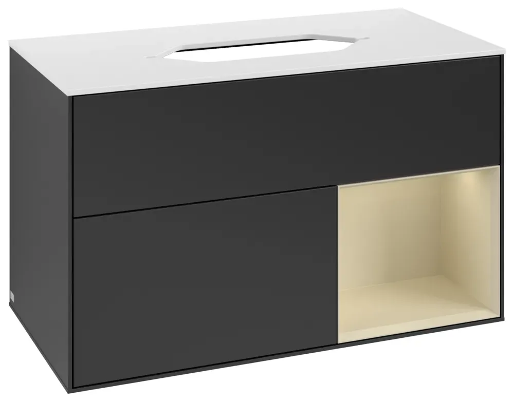 Villeroy & Boch Waschbeckenunterschrank Finion G66 1000x603x501mm m Bel FK/RE/AP: PD/HJ/1 G661HJPD