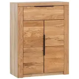 Self Schuhschrank Eichenholz teilmassiv geölt - 80 cm