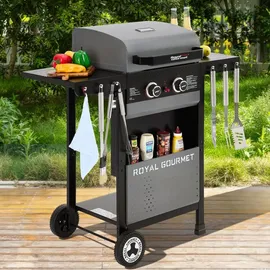 Royal Gourmet 2-Brenner Gasgrill grau