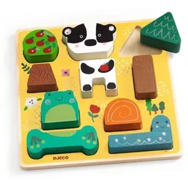 Djeco Puzzle: 2in1 Match Happy
