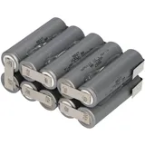 Akkuman 12V 2200mAh Akkupack Mignon Industrie-Akkus NiMH mit Lötfahne Modellbau