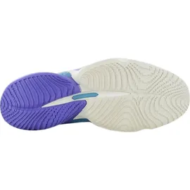 adidas D.O.N. Issue 4 Basketball-Schuhe nachhaltige Donovan Mitchell Style Hallen-Schuhe mit Bounce Sohle HR0710 Lila, Blau, Beige - 43 1/3