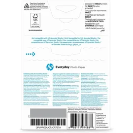 HP Fotopapier glänzend 100 Blatt