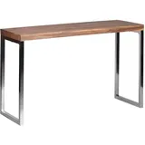 FineBuy Konsolentisch 120 x 45 x 75 cm beige