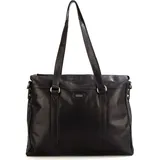 Spikes & Sparrow Shopper Leder Black