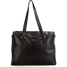 Spikes & Sparrow Shopper Leder Black