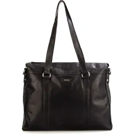 Spikes & Sparrow Shopper Leder Black