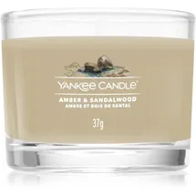 Yankee Candle Amber & Sandalwood Duftkerze 37 g braun