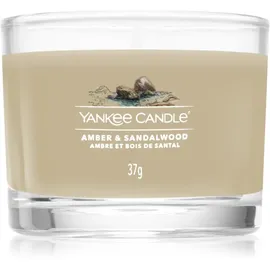 Yankee Candle Amber & Sandalwood Duftkerze 37 g braun