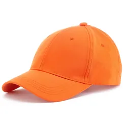 Schirmmütze LASCANA, Damen, orange, Kunstfaser, unifarben, sportlich,casual, Mützen, Baseball Cap, Sommerhut, Kopfbedeckung mit Klettverschluss VEGAN