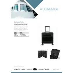 ALUMAXX Business Trolley Aluminium schwarz 45193 44x42x22,5cm