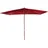 MCW Schirmbezug Lissabon Polyester 2 x 3 m Bordeaux