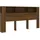 vidaXL Kopfteil mit Ablagen Braun Eichen-Optik 200x18,5x104,5 cm