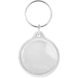 CombiCraft Plexiglas Schlüsselanhänger Rund, Ø40mm - 50 Stück