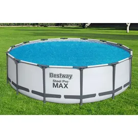 BESTWAY Solarabdeckplane blau Ø 417 cm