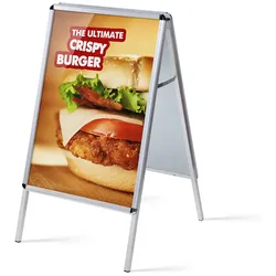 Kundenstopper 70x100cm Alu Plakatständer Kundenstopper 70 x 100