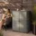 Tectake tectake® Aluminium Gartenschrank, wetterfest und UV-beständig, 3 herausnehmbare Einlegeböden, 84,5 x 40,5 x 103,5 cm