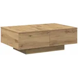 vidaXL Couchtisch Artisan-Eiche Braun 90 x 60 x 31 cm