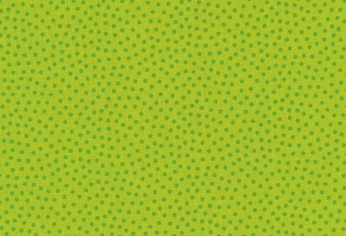 Westfalenstoffe * Junge Linie * grün mit Punkten * ca. 150 cm breit * 0,5 Meter Streifen