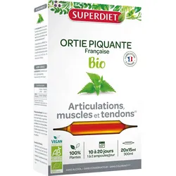 Superdiet Scharfe Brennnessel BIO Ampullen