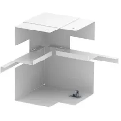 OBO 6277940 Inneneck vereinfacht asymmetrisch 90x170x148 Stahl reinweiß RAL 9010 GS-AI90170RW