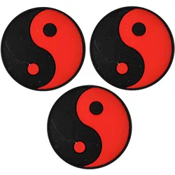 Vibrastop- Discho - Yin und Yang - schwarz/rot - 3 Stck.