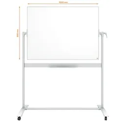 Nobo Dreh-Weißwandtafel Classic 1200x900mm magnethaftend, weiß, Stahl