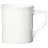 Ritzenhoff & Breker Kaffeebecher Simple 400 ml aus Porzellan, spülmaschinenfest, Tasse, Weiss