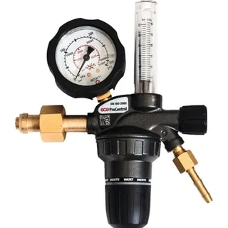 Gce Flaschendruckminderer ProControl Flowmeter Argon/CO2 200bar 1-stufig 16l/min