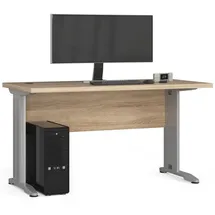 Akord Schreibtisch, Sonoma Eiche, Holzwerkstoff, Nachbildung, Holz Optik, Rechteckig,Rechteckig, 135x76x60 cm, Arbeitszimmer, Schreibtische, Computertische