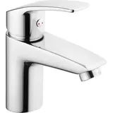 BADLAND Waschtischarmatur Wasserhahn Kleine MALTA Mischbatterie für Badezimmer in Silber