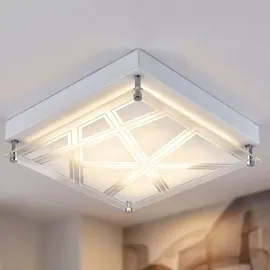 ESTO Muster 1x LED eckig silber