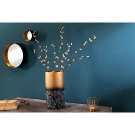 Riess-Ambiente Vase ABSTRACT - 30cm gold Metall Patina handmade