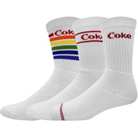Coca Cola Herren Tennis-Socken (Gr. 35-38, weiß)