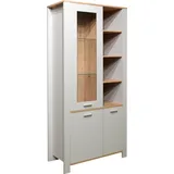 Mäusbacher Vitrine Nele 96 x 44 x 203 cm Grau