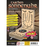 Dreipunkt Verlag Taschen-Sonnenuhr mit Kompass / Pocket Sundial with compass