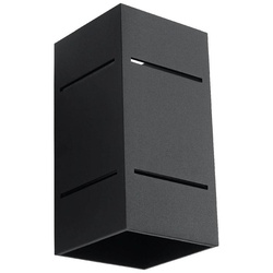 Sollux SL.0478 Wandleuchte BLOCCO schwarz