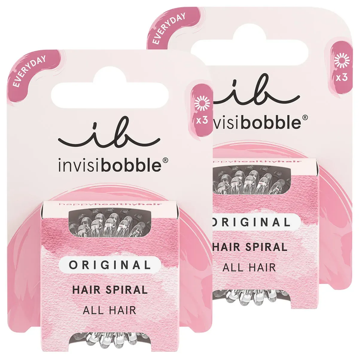invisibobble Haargummis Set (transparent) 6 Stück