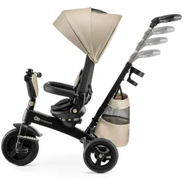 Kinderkraft - 5-in-1 Kinder-Dreirad EASYTWIST beige - Beige