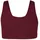 Aquarti Bustier-Bikini Jacquard Punkte Rot/Braun 152