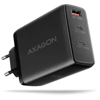AXAGON ACU-DPQ100 GaN Wall Charger, 3x port (USB dual USB-C), PD3.0/QC4 /PPS/Apple, 100W, schwarz