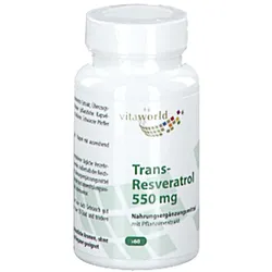 Trans-resveratrol 550 mg Kapseln