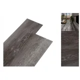vidaXL PVC Laminat Dielen Selbstklebend 5,21m2 2mm Gestreift Holzoptik