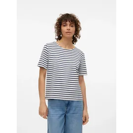 Vero Moda VMABBY SS ZIP TOP JRS NOOS Weiß M