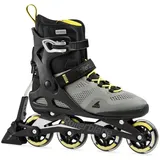 Rollerblade Macroblade 80 ABT silber, grau, gelb 40