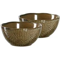LEONARDO MATERA Keramikschale klein 12 cm beige 2er Set