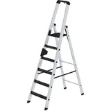MUNK Aluminium -Stehleiter 250kg einseitig clip-step R13 6 St.
