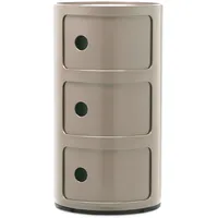 Kartell Componibili, Container 3-fächer, Taupe