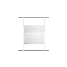 Schmidt Plissee Uni 70 x 210 cm Polyester Weiß